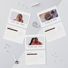 Load image into Gallery viewer, 2026 Wall Calendar — Minimalist Monthly Planner (Large)