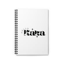 Load image into Gallery viewer, Hello Kaka Spiral Notebook - Ruled Line