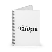 Load image into Gallery viewer, Hello Kaka Spiral Notebook - Ruled Line