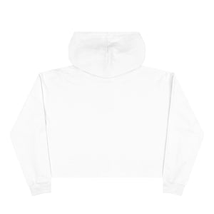 MCB White Crop Hoodie