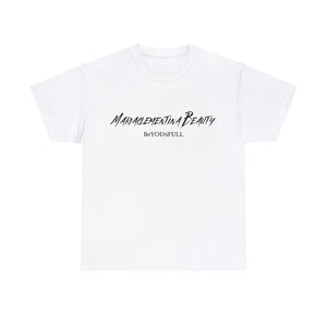 White MariaClementina Beauty Unisex Heavy Cotton Tee