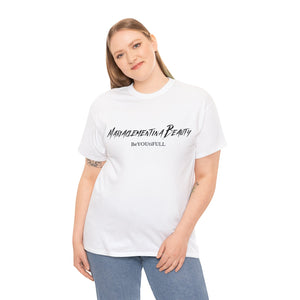 White MariaClementina Beauty Unisex Heavy Cotton Tee