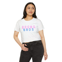 Load image into Gallery viewer, Brows over Bros Women&#39;s Festival Crop Top
