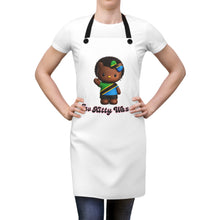 Load image into Gallery viewer, Apron — Cute Afro Kitty Waxer
