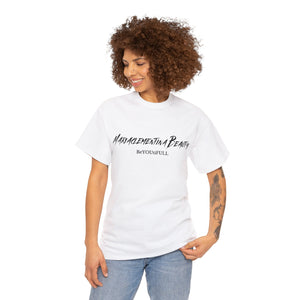 White MariaClementina Beauty Unisex Heavy Cotton Tee