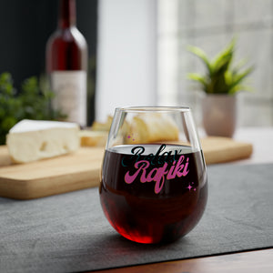 Relax Rafiki Stemless Wine Glass, 11.75oz