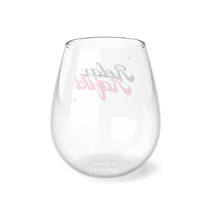 Relax Rafiki Stemless Wine Glass, 11.75oz